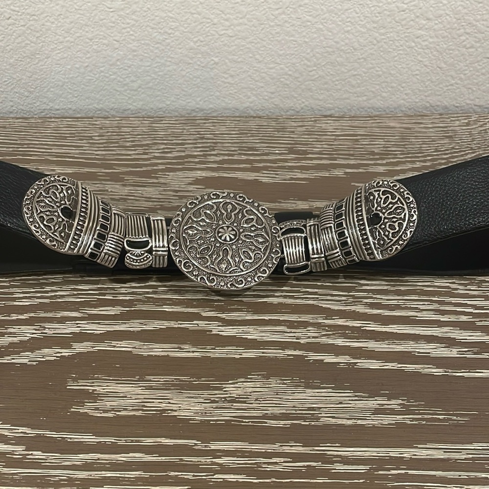 Chico’s Embellished Leather Belt